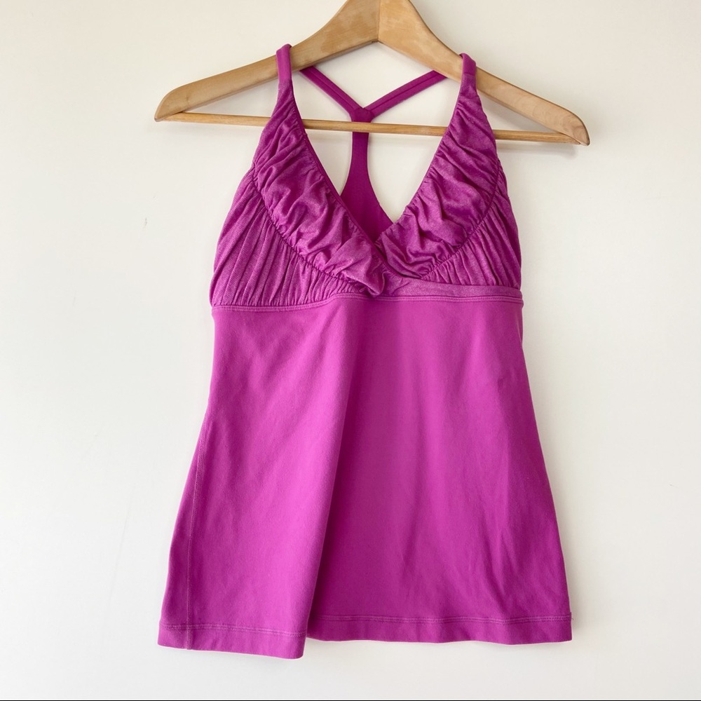 Lululemon pure balance violaceous yoga tank top